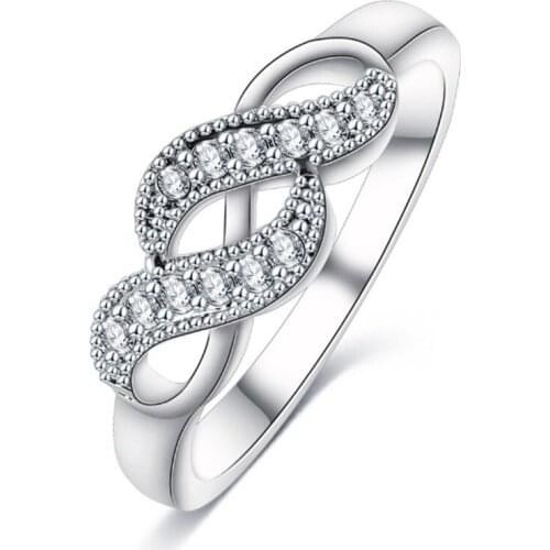 JK Fashion Elegant Bridal Ring with Music Symbol Design Brilliant CZ Best Engagement Rings for Women Girls Wholesale Lots Bulk