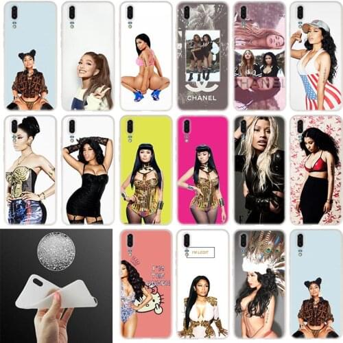 Soft silicone Case For Huawei P40 P30 P20 Pro P10 Lite e plus P Samrt Z 2019 2020 Nicki Minaj