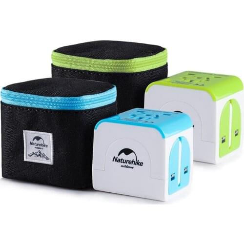 Naturehike Outdoor Tools Conversion Socket Conversion Plug Adapter USB Connector Universal Travel Socket US UK EU NH18P001-J