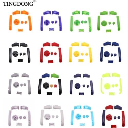 New L R Buttons Keypads Sets for Gameboy Advance A B Buttons Frame for GBA Shell Case Cover SFC D Pads Power ON OFF Buttons