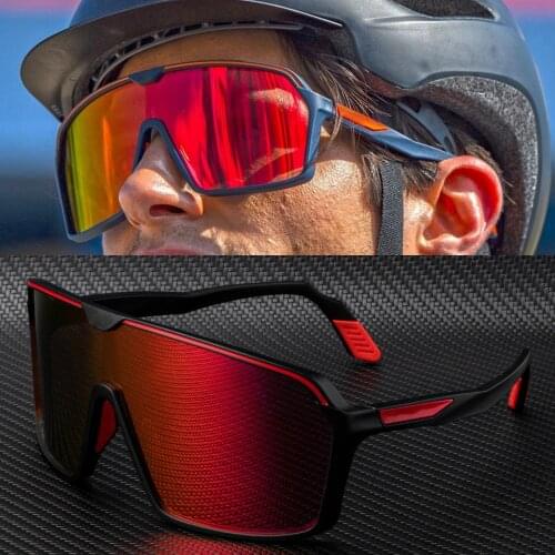 UV400 Cycling Glasses Men Women Outdoor Sports Sunglasses MTB Cycling Eyewear Road Bicycle Glasses TR90 Frame Goggle 1 lens