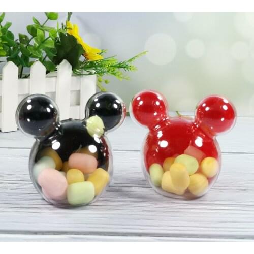 12pcs PS Creative Candy Box Children Cartoon Food Packaging Box Birthday Party Wedding Candy Box