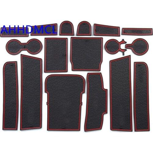 Car Gate Slot Pad Cup Armrest Storage Pad Anti-Slip Mat For E-Pace