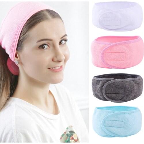 Fashion Selling Velcro Hairband Makeup Yoga Sports Headband Ladies Confinement Hairband Ant Cloth Casual Hair Bundle Headwear