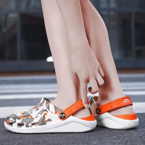 Summer Women Slippers Clogs Platform Graffiti Garden Sandals Fruit Slippers Slip On For Girl Beach Shoes Fashion Slides Outdoor