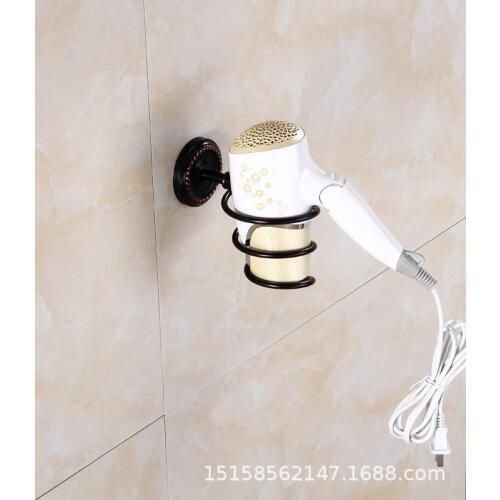 European style simple style hair dryer rack black bronze hair dryer rack bathroom hardware accessories black bronze bathroom acc