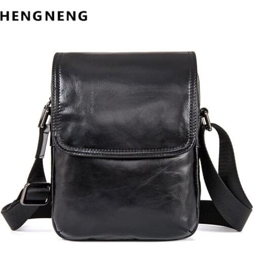 Men Flap Bag Cow Leather Shoulder Messenger Bag Mens Crossbody Bags Male Handbags Messenger Bags Briefcase Flap For Ipad