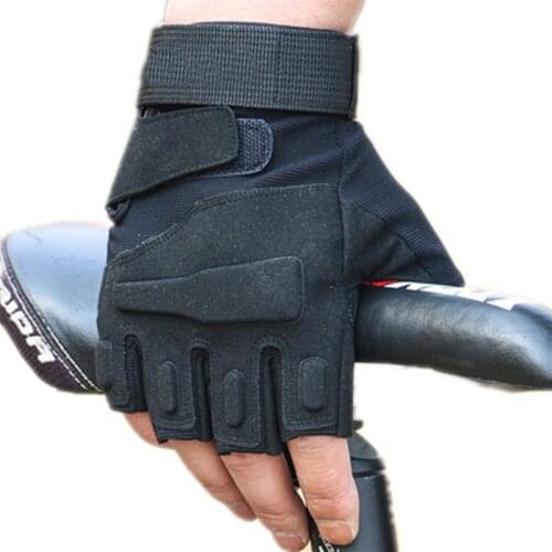 Fingerless Cycling Gloves Men Women Non-slip MTB Road Bike Gloves Sports Anti-Shock Mittens Motorcycle Driving Bicycle Gloves