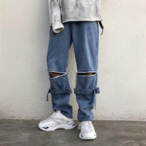 Yeqedu Men's Biker Jeans