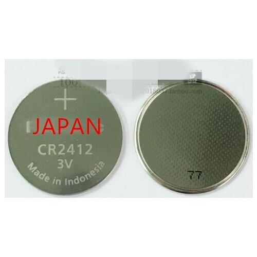 1/PCS LOT JAPAN CR2412 3V lithium battery for swatch watch battery for car controller CR 2412 100% new original