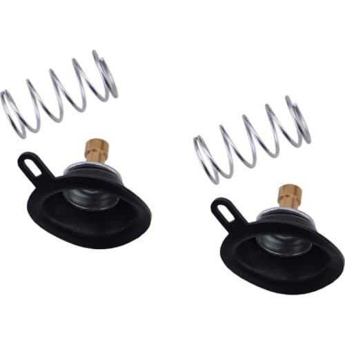 2Sets Carburetor Air Cut Off Valve Diaphragm & Spring Motorcycle Fit for Yamaha XV500 K 1983 XV530 XV535 XV535SF