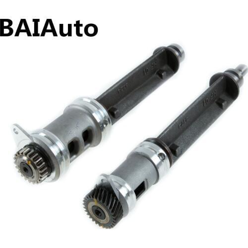 2PCS Engine Part Left Right Crankcase Balance Shaft For Audi A4 A5 VW Golf Skoda Seat 1.8TFSI 2.0TFSI 06H 103 311 06H198205