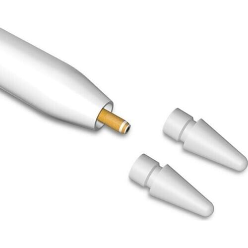 2Pcs Pencil Tip Cover For Apple Pencil 2nd 1st Generation Mute Silicone Nib Case For Pencil Cover Skin Screen Protector For iPad