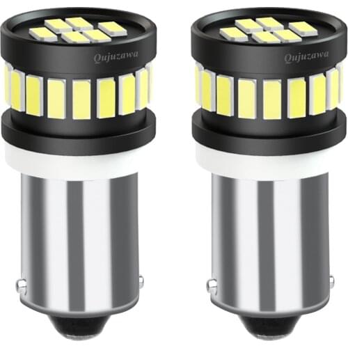 2PCS New T11 BA9S 233 T4W Super Bright Led Car Interior Reading Dome Lamps Auto Parking Turn Side Bulb License Plate Light White
