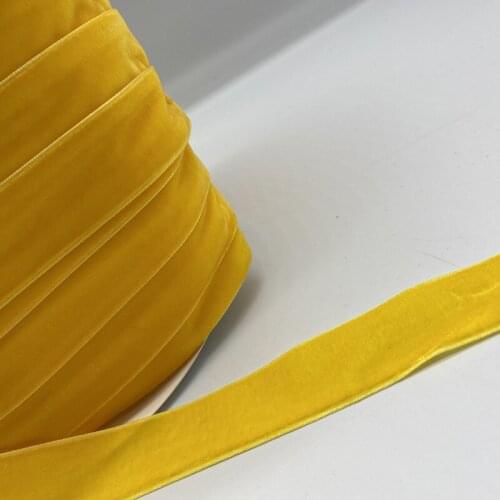 3 yards 6mm-38mm Colour Single Face Line Polyester No Elastic Velvet Ribbon for Bowknot Christmas Ribbon Party Decorations # 10