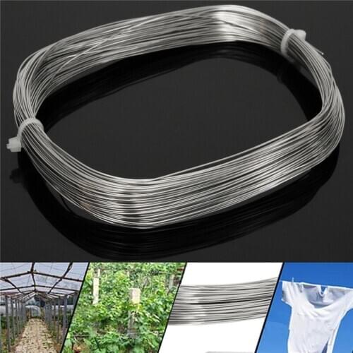 30M x 0.6mm 304 Stainless Steel Wire Rope Tensile Soft Structure Cable Fishing Lifting Cable Clothesline