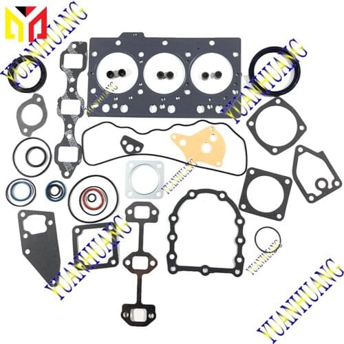 3TNE78 Engine Full Gasket Kit Overhual Set For Yanmar Excavator Tractor Diesel Cylinder Head