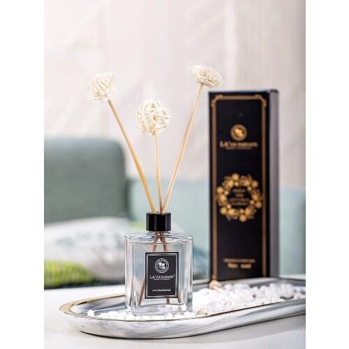 50ml Oil Diffuser Livingroom Spray Fragrance Glass And Wood Aromatherapy Nebuliser Diffuser With Bottle Gift Boxes Bulk