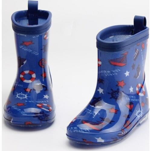 New Arrivals 2021 Kids Boys Girls Rain Water Shoes Boot Covers Protect Printed Children Baby PVC Waterproof Boots Free Shiping
