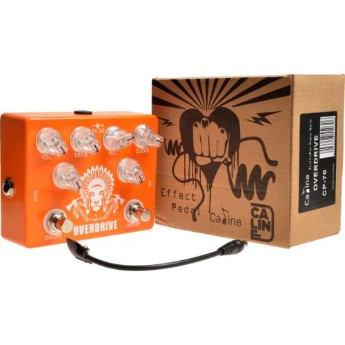 Caline Pedal CP-70 "High Chief" Overdrive/Clear Guitar Pedal 9V Effect Guitar Accessories True Bypass Sturdy Aluminum Alloy Case
