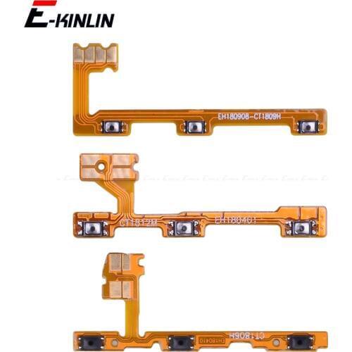 Switch Power ON OFF Key Mute Silent Volume Button Ribbon Flex Cable For HuaWei Honor View 10 Mate 20 X P20 Pro Lite 8X Parts