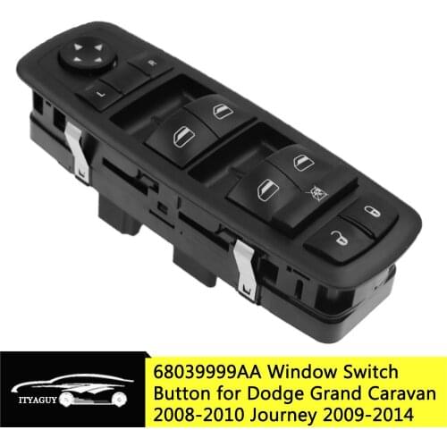 68039999AA 68039999AC Car Master Power Window Switch Button for Dodge Grand Caravan Journey for Chrysler Town Country 68039999AB