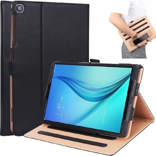 For Samsung TAB A 10.1 T510/T515 Retro Leather Protective Case with Cards Slot No Stay Cover