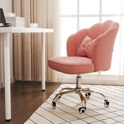 Leisure Computer Chair Home Swivel Office Chair Home Bedroom Furniture Nordic Backrest Armchair Student Gaming Chair