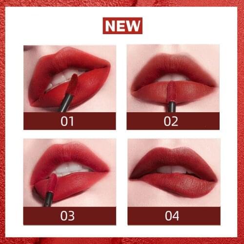 Matte Velvet Liquid Lipstick Waterproof Moisturizing Lipstick Non-stick Cup Non-fading Lip Gloss Lasting Women Cosmetics TSLM1