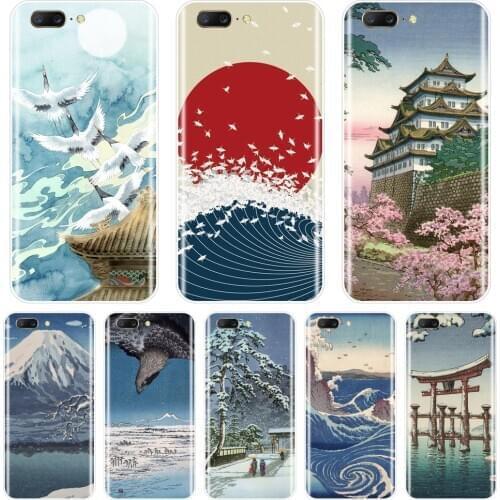 Soft TPU Case For One Plus 3 3T 5 5T 6 6T 7 7 Pro Japanese Art Silicone Back Cover For OnePlus 7 7 Pro 6 6T 5 5T 3 3T Phone Case