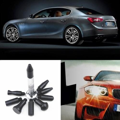 Paintless Car Dent Repair Hail Removal Tools Kit Tap Down Pen With 9 Heads Tools