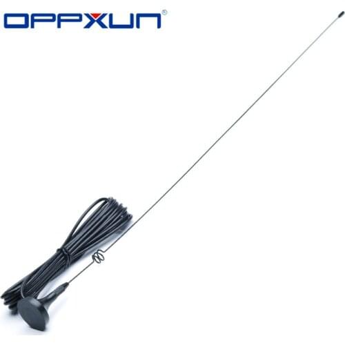 OPPXUN UT108 SMA Male Car Mobile Magnet Antenna FHRG For Yaesu VX-1R/2R/3R/LT-6100Puls