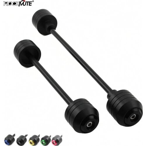 Front Rear Axle Fork Crash Sliders For SUZUKI GSX-R600 GSX-R750 2004-2005 Motorcycle Wheel Falling Protector Pad