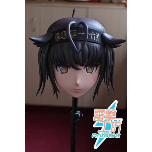 RAIGEKI MAKS 66) Resin 3/4 Lolita Crossdresser DOLL BJD Cos Crossdress Head Kigurumi Anime Hatsuzuki Cosplay Masks