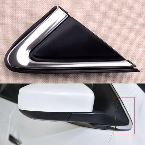 Right Side Rearview Mirror Triangle Plate Trim Fit For Nissan Sentra 2013 2014 2015 Car Decoration Accessories