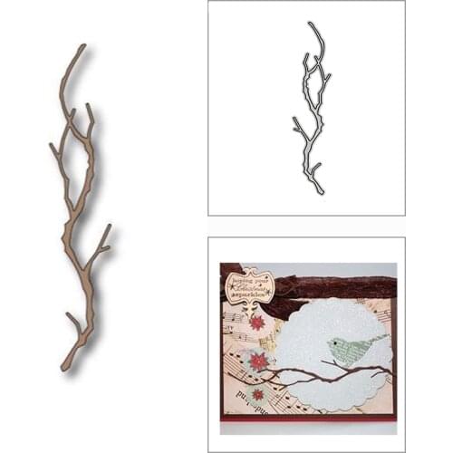 New Branches Tree Plant 2020 Metal Cutting Dies for DIY Scrapbooking Paper Decoration and Card Making Embossing Craft No Stamps
