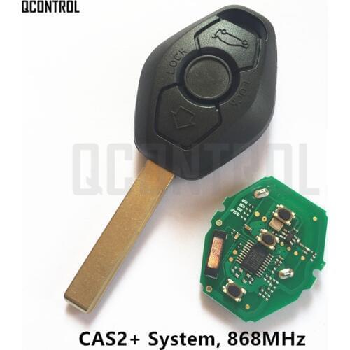 QCONTROL Car Remote Key fit for BMW 3/5 Series 868MHz with ID46-7945 Chip HU92 Key Blade