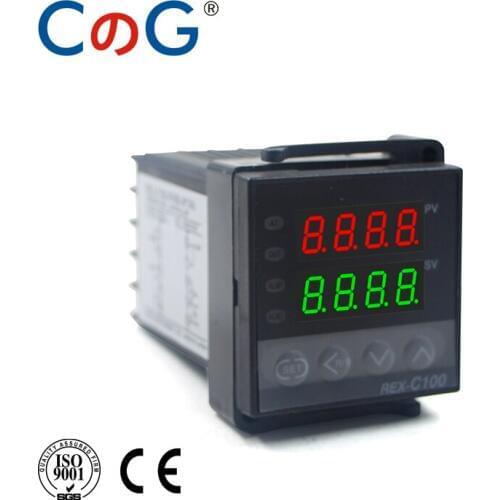 CG REX 48*48mm 600 800 Degree Input K J PT100 0-10V 4-20mA PID Output SSR Relay 220V 24V 380V Thermostat Temperature Controller