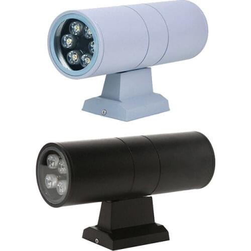 Modern decor Up Down Dual-Head Cylinder 10W 6W COB LED Wall Light Outdoor Waterproof IP65 Wall Lamp AC 85-265V