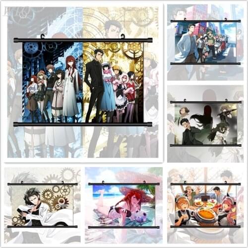 Steins;Gate Anime Manga HD Print Anime Posters Canvas Painting Wall Decor Posters Wall Posters Wall Art Picture Home Decoration
