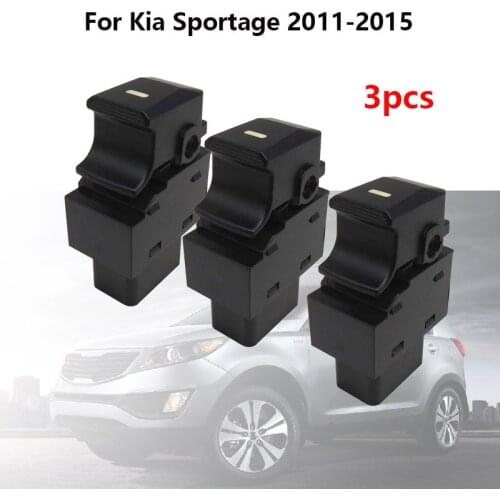 High Quality 3Piece NEW Door Window Switch Window Lifter Switch For Kia Sportage 93575-1H000 935751H000 369510-1000 3695101000