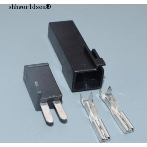 Worldgolden 2 Pin 2.3mm HSR7021-2.3-11 HSR7021-2.3-21 Female Male Rectifier Diode Socket Auto Connector Automotive Plug