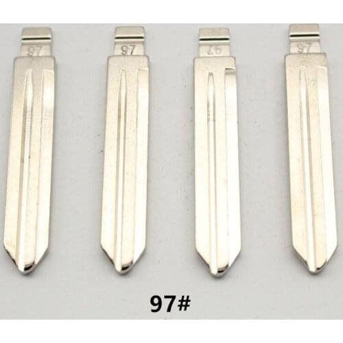 XIEAILI OEM 30Pcs 97# Metal Uncut Flip KD Remote Key Blade For Hyundai Elantra Mid Slot K291