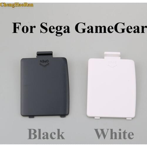 20 Pairs Replacement Battery Door Case Cover Lids for Sega GameGear Console GG L R Deep Gray