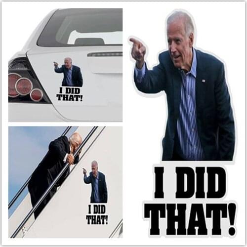 10pcs Biden I DID That spoof sticker