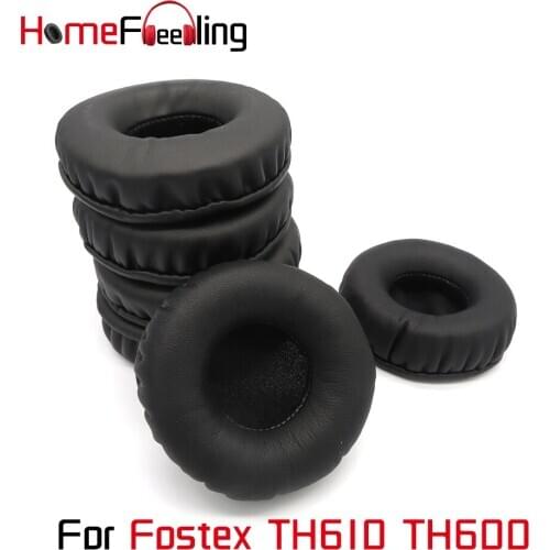 Homefeeling Ear Pads For Fostex TH600 TH610 Earpads Round Universal Leahter Repalcement Parts Ear Cushions