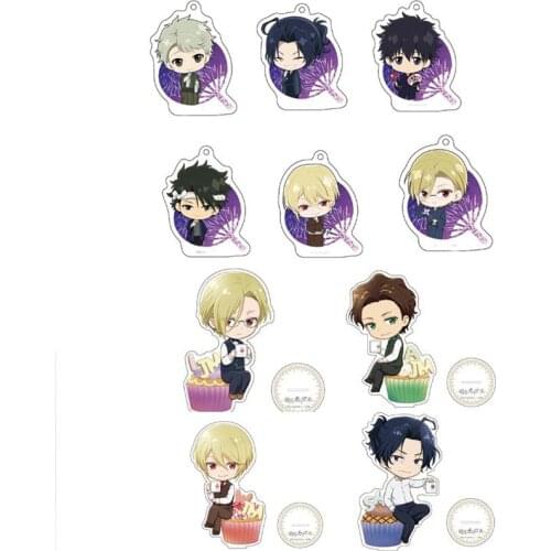 Anime MORIARTY THE PATRIOT William James Moriarty Sebastia Acrylic Stand Figure Model Plate Keychain Pendant Coffee Series Toy