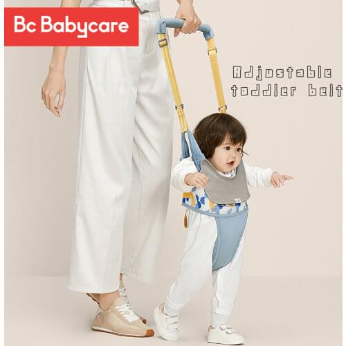 BC Babycare Baby Walker Learning Assistant Harness Leashes Detachable Dual-purpose Safety Soft Walking Toddler Belt