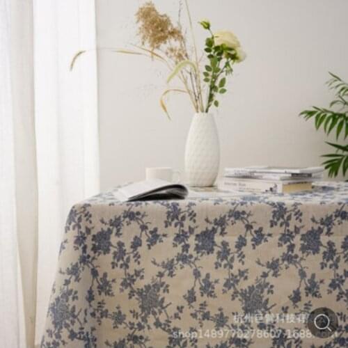 Floral Table Cloth Cotton Linen Tablecloth for Table nappe de table Table Cover Picnic Cloth Obrus Tafelkleed mantel de mesa