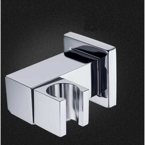 Solid brass copper bathroom shower head holder Adjustable angle shower sprayer bracket with Water outlet Spout shower Connector